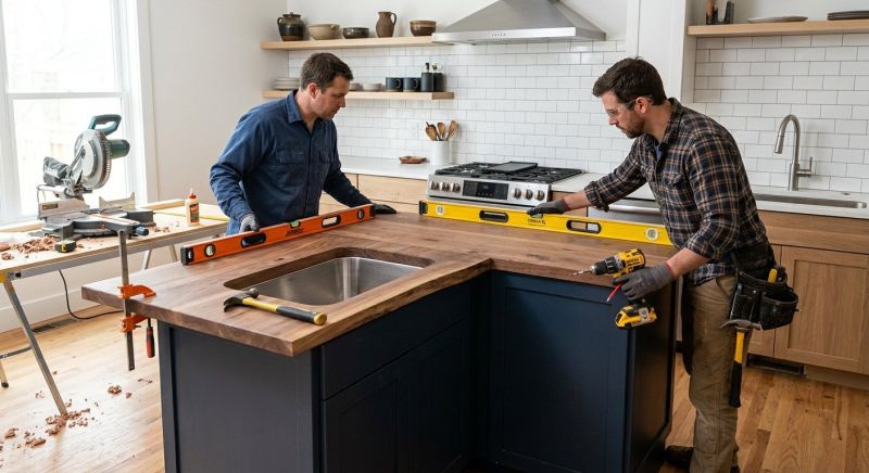 Island Countertop Installation Service