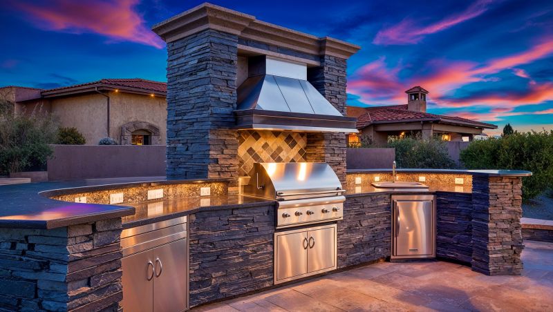 Outdoor Granite Bar