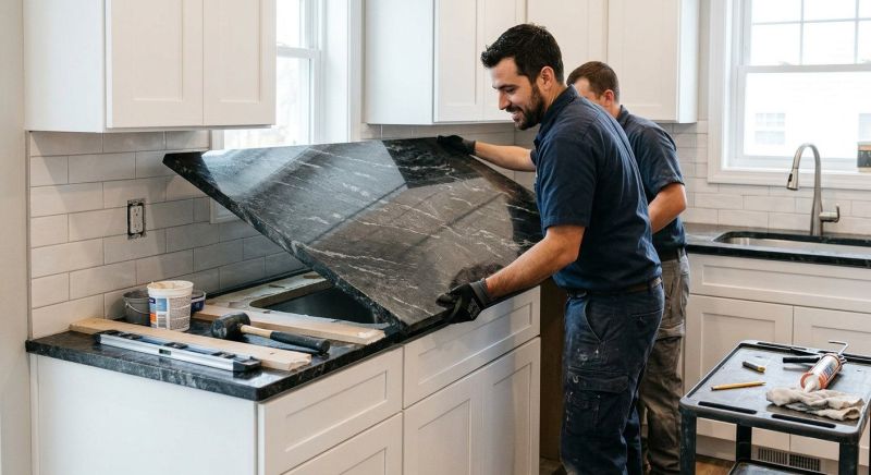 Granite Installation in Lake County, IL