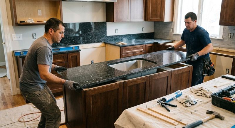 Granite Installation in Marin County, CA